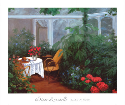 Garden Room by Diane Romanello Pricing Limited Edition Print image