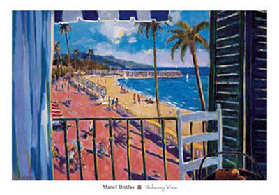 Balcony View by Manel Doblas Pricing Limited Edition Print image