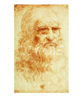 Self-Portrait, C.1515 by Leonardo Da Vinci Pricing Limited Edition Print image