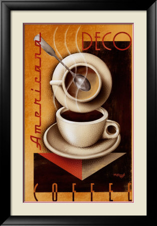 Americana Deco Coffee by Michael L. Kungl Pricing Limited Edition Print image