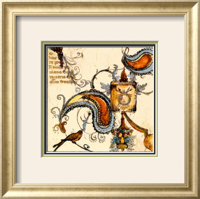 Bird Of Paisley I by Susan Gillette Pricing Limited Edition Print image