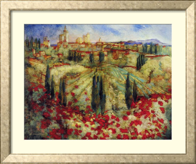 Fleur Rouge En Provence by Rutherford Pricing Limited Edition Print image