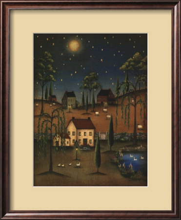 Village Full Moon by Kim Lewis Pricing Limited Edition Print image