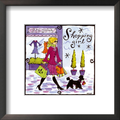Shopping Girl by Jennifer Brinley Pricing Limited Edition Print image