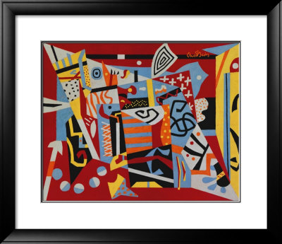 Hot Still-Scape For Six Colors - 7Th Avenue Style, 1940 by Stuart Davis Pricing Limited Edition Print image