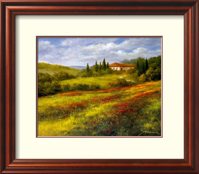 Landscape With Poppies I by Heinz Scholnhammer Pricing Limited Edition Print image