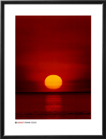 Sunset Oer Lake Michigan by Frank Cezus Pricing Limited Edition Print image