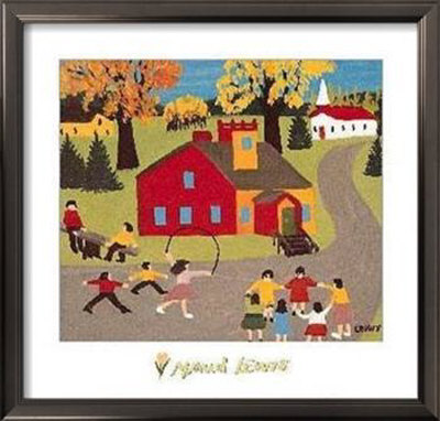 Schoolyard by Maud Lewis Pricing Limited Edition Print image