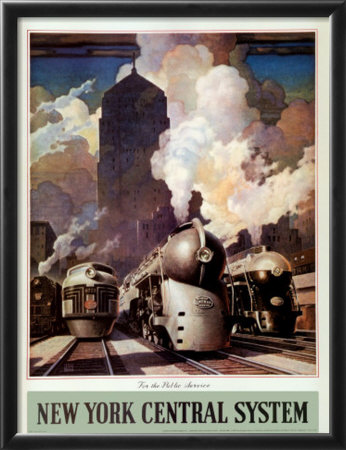 New York Central by Leslie Ragan Pricing Limited Edition Print image