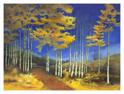 Yellow Aspen by Susanne Darius Pricing Limited Edition Print image