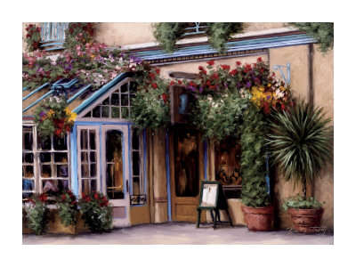 Garden Cafe by Stephen Bergstrom Pricing Limited Edition Print image