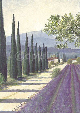 Allee Du Lavande by Franz Heigl Pricing Limited Edition Print image