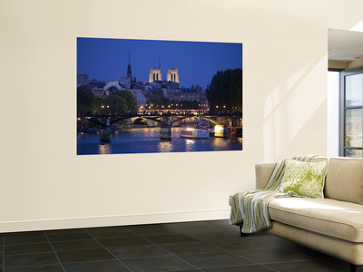 Notre Dame And Pont Des Arts, Paris, France by Jon Arnold Pricing Limited Edition Print image