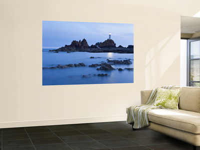 Corbiere Lighthouse At Dusk, Jersey, Channel Islands, Uk by Gavin Hellier Pricing Limited Edition Print image
