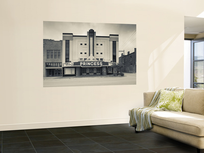 Usa, Alabama, Decatur, Art-Deco Princess Theater by Walter Bibikow Pricing Limited Edition Print image