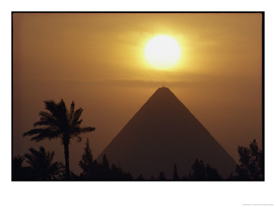 The Pyramid Of Cheops, The First And Largest Of The Three Pyramids Of Giza by George F. Mobley Pricing Limited Edition Print image