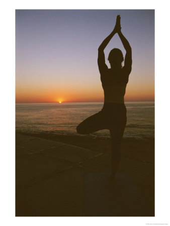 A Woman Doing Yoga At Sunrise On The East Cape Of Baja, Mexico by Jimmy Chin Pricing Limited Edition Print image