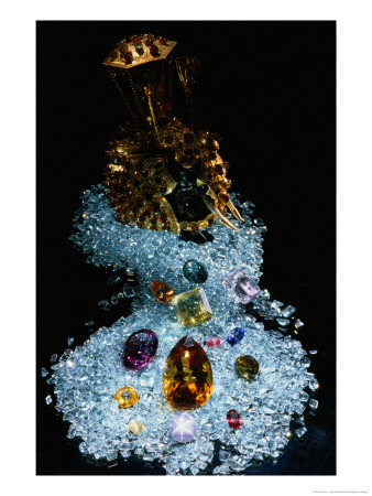 A Jewelry Display At A Showroom In Colombo, Sri Lanka by James L. Stanfield Pricing Limited Edition Print image