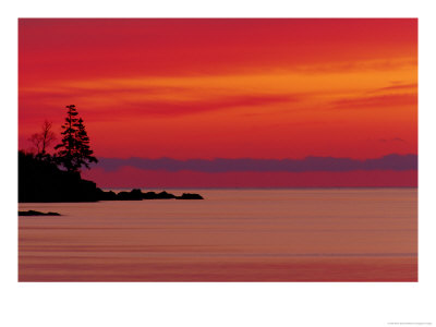 Lake Superior At Sunrise by Maria Stenzel Pricing Limited Edition Print image