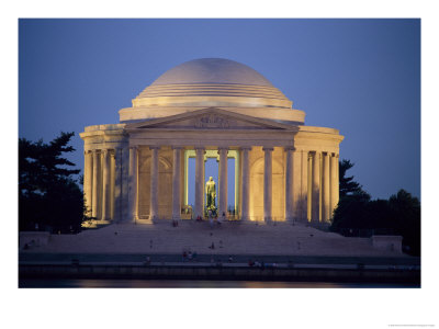 View Of The Jefferson Memorial by Richard Nowitz Pricing Limited Edition Print image