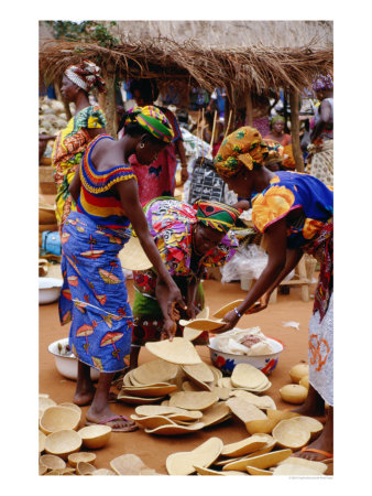 Women At Friday Market, Vogan, Togo by Craig Pershouse Pricing Limited Edition Print image