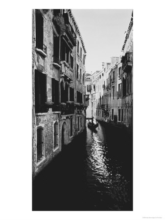 Gondola In Canal, Venice, Italy by Eric Kamp Pricing Limited Edition Print image