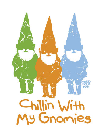 Chillin' With My Gnomies by Todd Goldman Pricing Limited Edition Print image