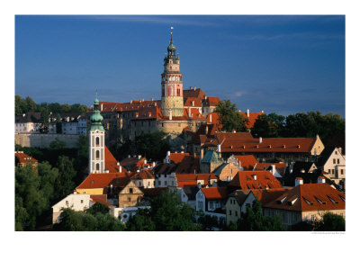 Castle, White Tower And St. Jost Church, Cesky Krumlov, Czech Republic by Witold Skrypczak Pricing Limited Edition Print image