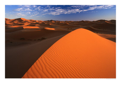 Erg Chebbi, On Edge Of The Sahara Desert, Merzouga And The Dunes, Er-Rachidia, Morocco by Mark Daffey Pricing Limited Edition Print image