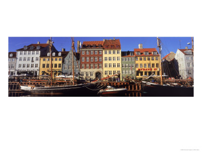 Nyhavn, Copenhagen, Denmark by Peter Adams Pricing Limited Edition Print image