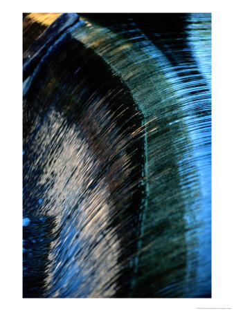 Close View Of A Sheet Of Water Pouring Over A Dam by Raymond Gehman Pricing Limited Edition Print image