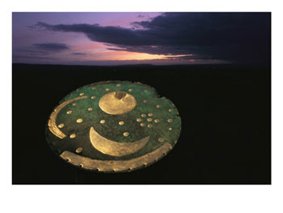 The Sky Disk Against A Background Of The Sky At Sunset by Kenneth Garrett Pricing Limited Edition Print image