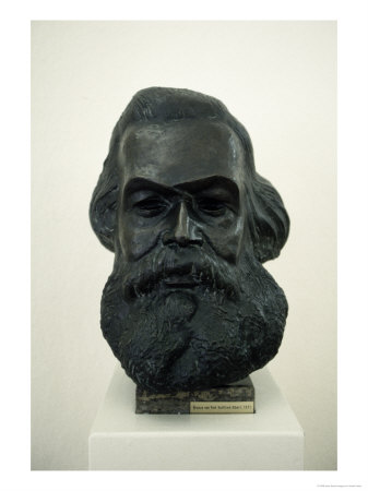 Bust Of Karl Marx, Karl Marx Museum, Germany by Aneal Vohra Pricing Limited Edition Print image