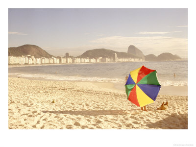 Copacabana Beach, Rio De Janeiro, Brazil by Silvestre Machado Pricing Limited Edition Print image