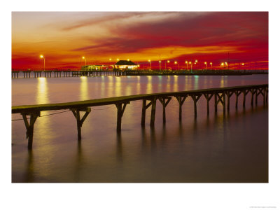 Sunset Over Mobile Bay, Fairhope, Al by Jeff Greenberg Pricing Limited Edition Print image