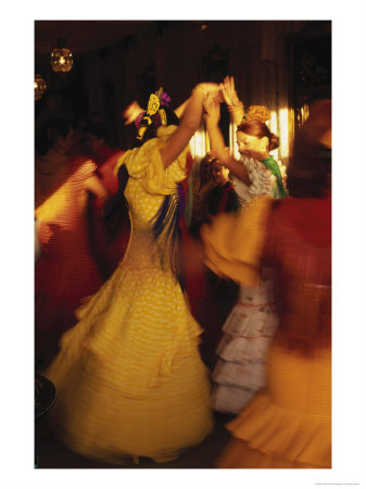 Flamenco Dancers, Spain by Peter Adams Pricing Limited Edition Print image
