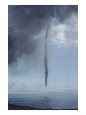 Water Spout Above The Ocean by Paul Nicklen Pricing Limited Edition Print image