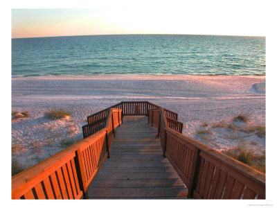 Boardwalk Leading To Shore by Pat Canova Pricing Limited Edition Print image