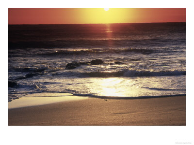 Sunrise At Kealia Beach, Kapaa, Kauai, Hi by Elfi Kluck Pricing Limited Edition Print image