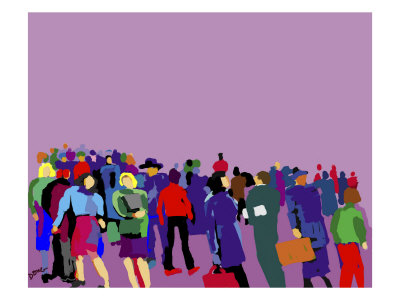 Crowd In Transit by Diana Ong Pricing Limited Edition Print image