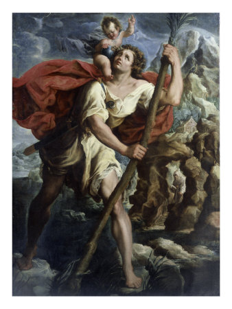 Saint Christopher by Gutzon Borglum Pricing Limited Edition Print image