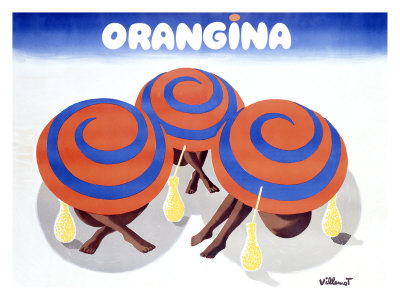 Orangina by Bernard Villemot Pricing Limited Edition Print image