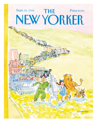The New Yorker Cover - September 21, 1992 by James Stevenson Pricing Limited Edition Print image