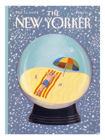 The New Yorker Cover - March 12, 1990 by Kathy Osborn Pricing Limited Edition Print image
