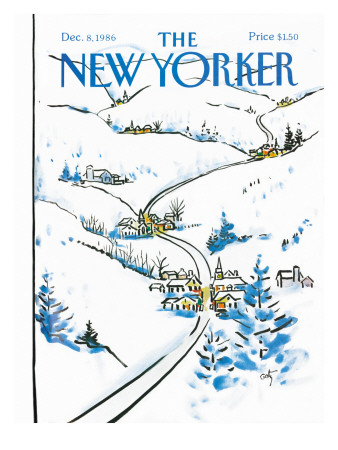 The New Yorker Cover - December 8, 1986 by Arthur Getz Pricing Limited Edition Print image