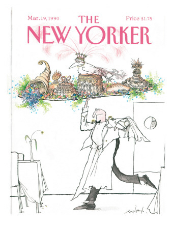 The New Yorker Cover - March 19, 1990 by Ronald Searle Pricing Limited Edition Print image