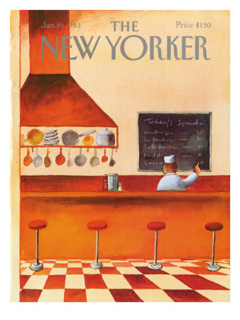 The New Yorker Cover - January 10, 1983 by Abel Quezada Pricing Limited Edition Print image
