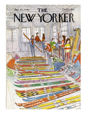 The New Yorker Cover - January 21, 1980 by Arthur Getz Pricing Limited Edition Print image