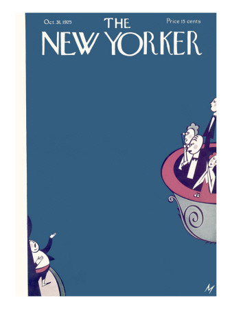 The New Yorker Cover - October 31, 1925 by Julian De Miskey Pricing Limited Edition Print image
