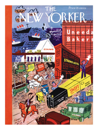 The New Yorker Cover - September 16, 1933 by Harry Brown Pricing Limited Edition Print image